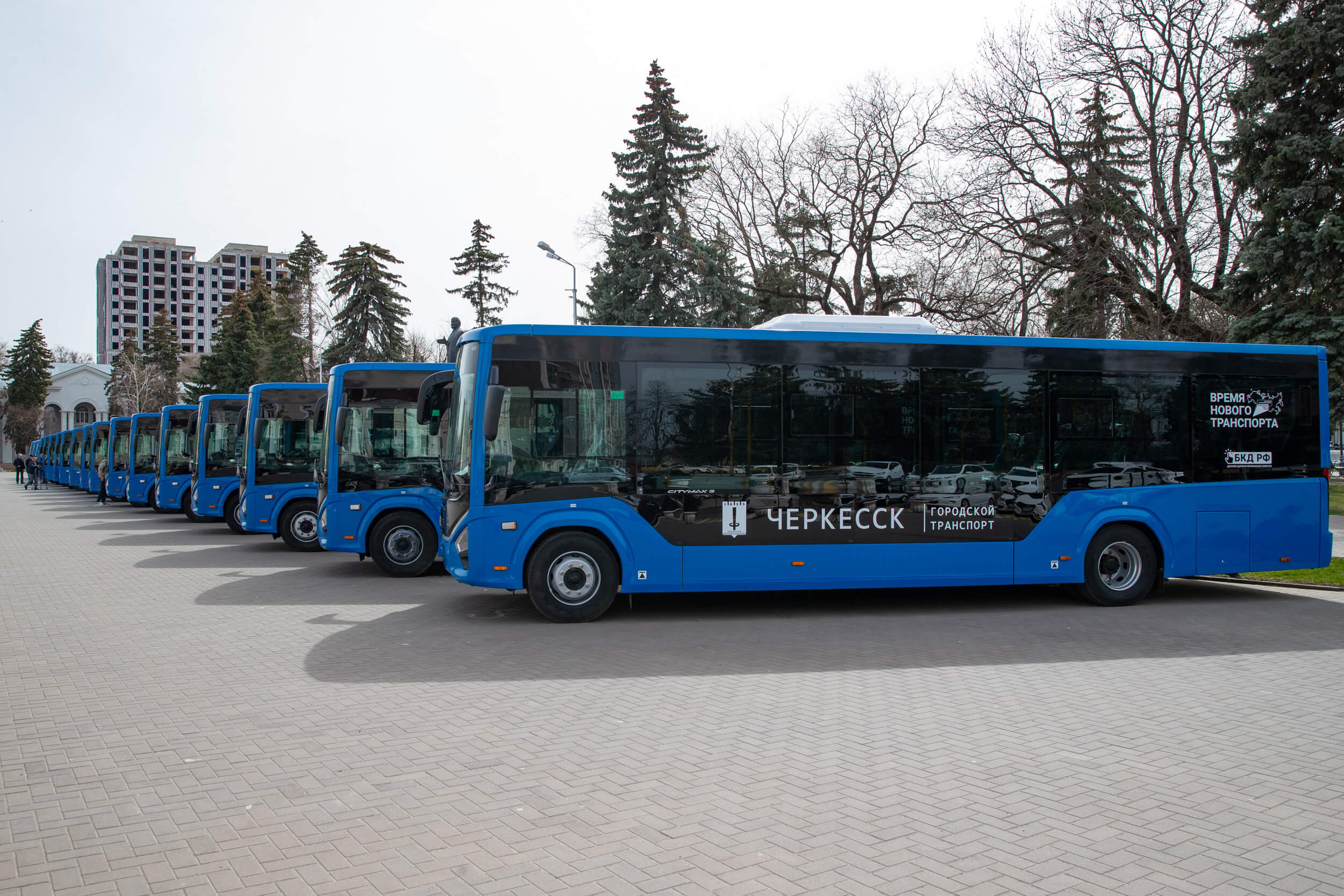 Автопарк Черкесска пополнился 19 современными отечественными автобусами |  01.04.2024 | Новости Черкесска - БезФормата